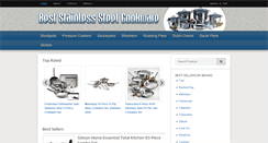 Desktop Screenshot of beststainlesssteelcookware.org